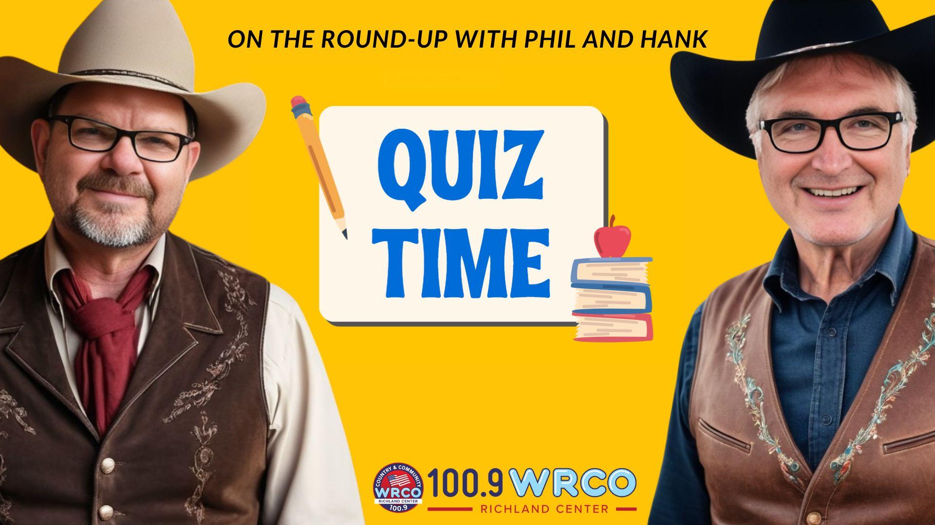 From ducks to Hank skinny dippin – it was QUIZ DAY at WRCO
